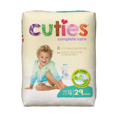 Cuties® Complete Care Diaper, Size 4, 29 per Package