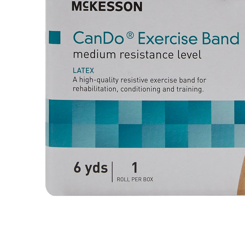 McKesson Exercise Resistance Band, Green, 5 Inch x 6 Yard, Medium Resistance