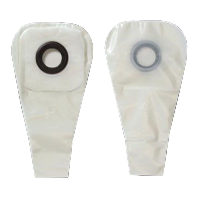 Karaya 5 One-Piece Drainable Transparent Colostomy Pouch, 16 Inch Length, 2 Inch Stoma
