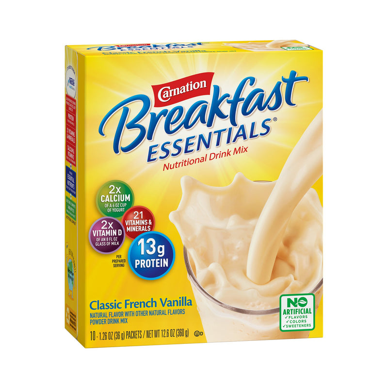 Carnation Breakfast Essentials® Vanilla Oral Supplement, 1.26 oz. Packet