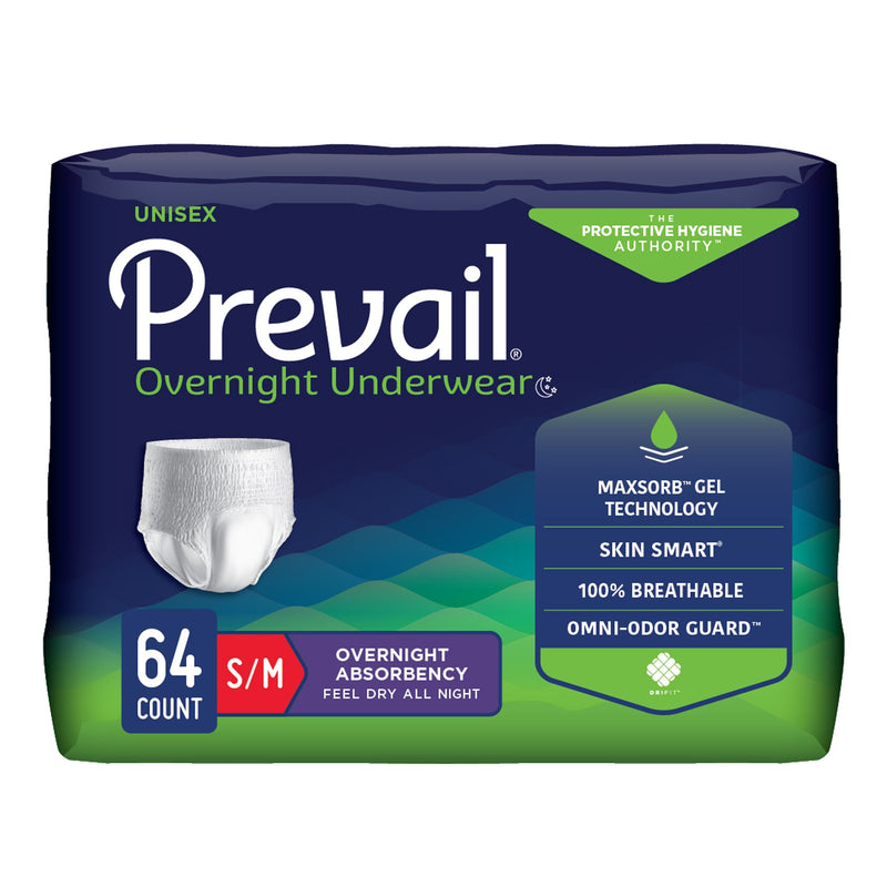 Prevail® Overnight Absorbent Underwear, Small