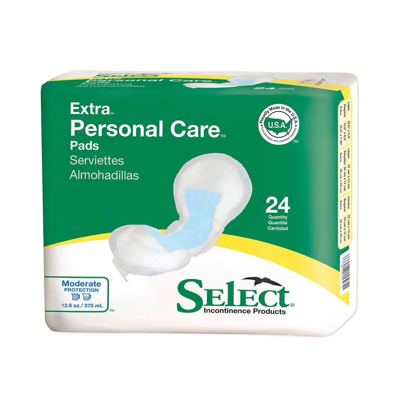 Select® Extra® Bladder Control Pad, 7¼ x 16½ Inch