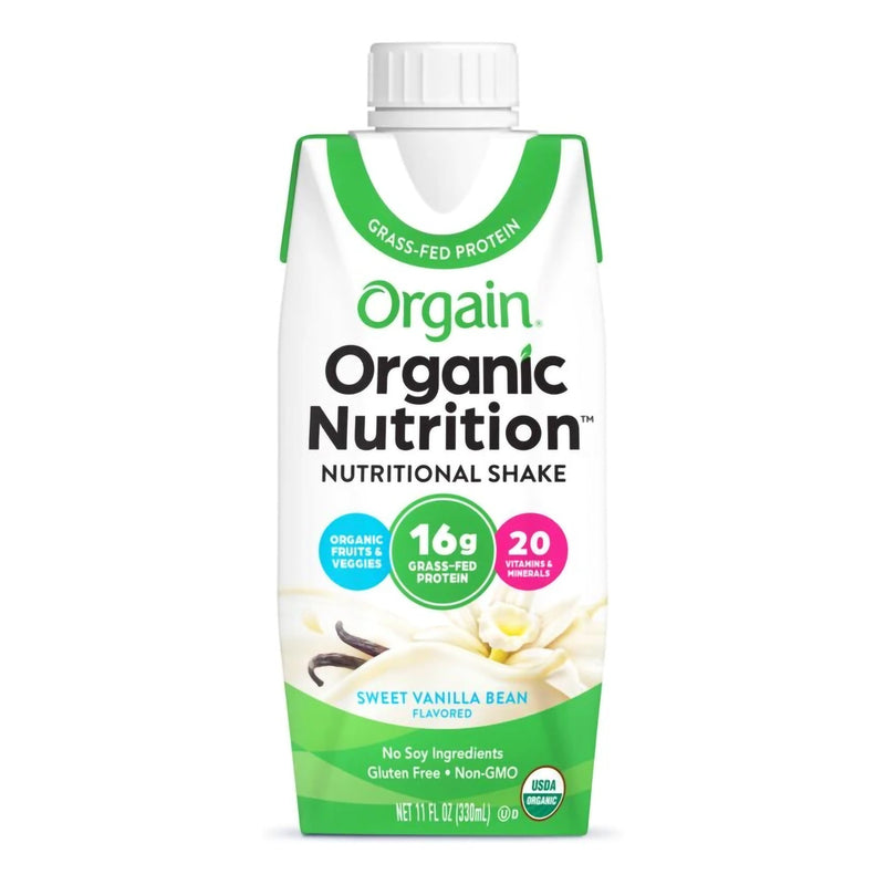 Orgain® Organic Nutrition™ Vanilla Oral Supplement, 11 oz. Carton