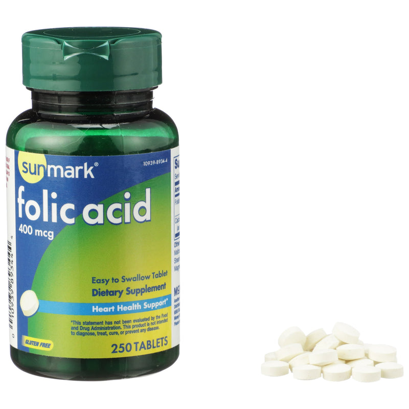 sunmark® Folic Acid Vitamin Supplement