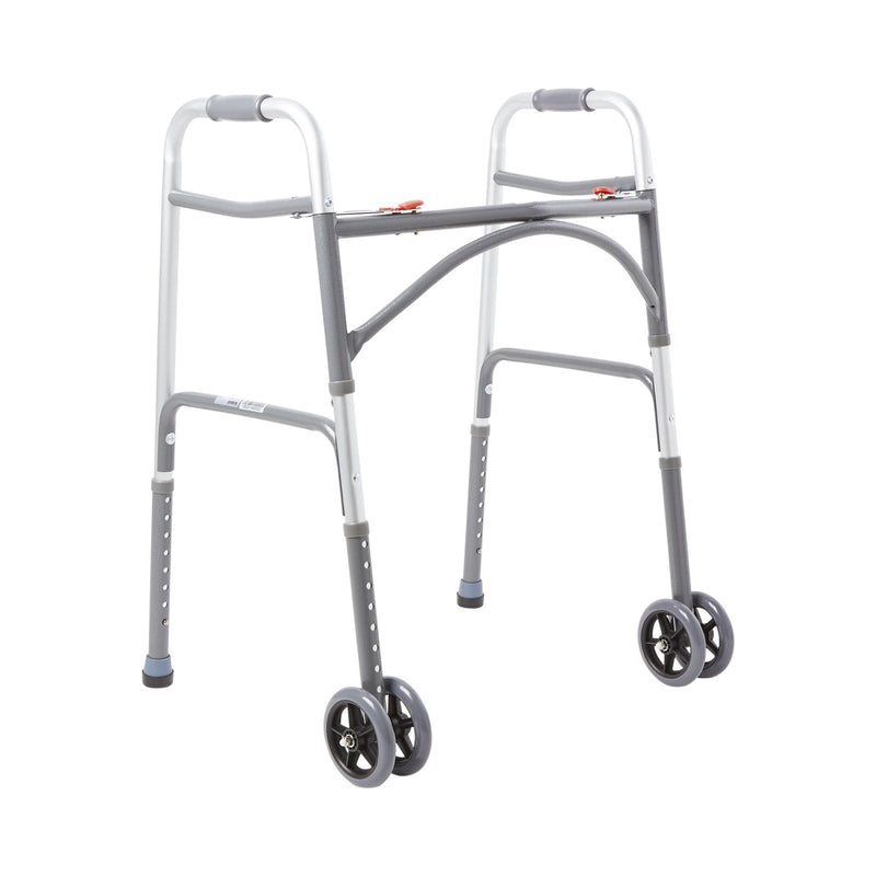 McKesson Steel Bariatric Folding Walker, 32 – 39 Inch Height