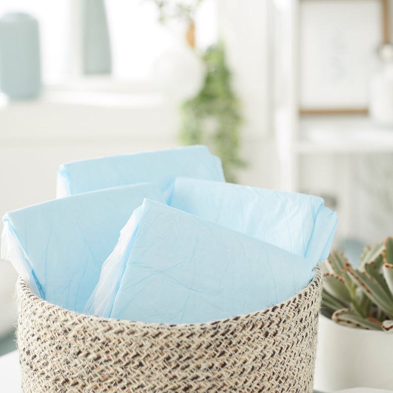 Simplicity Extra Underpad, Disposable, 23 X 24 Inch, Moderate Absorbency, Blue