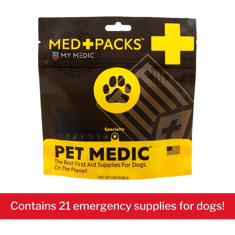 My Medic Med Packs First Aid Kit for Pets - Dog Injury Supplies in Portable Pouch