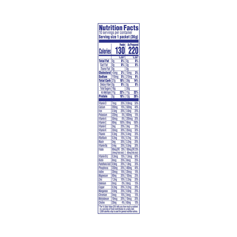 Carnation Breakfast Essentials® Vanilla Oral Supplement, 1.26 oz. Individual Packet