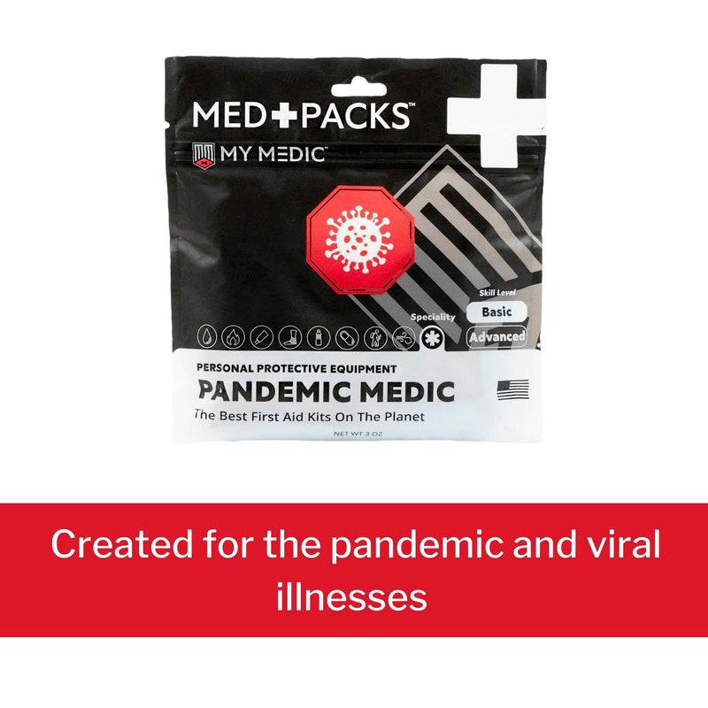 My Medic Med Packs Pandemic Personal Protective Equipment Kit in Portable Pouch