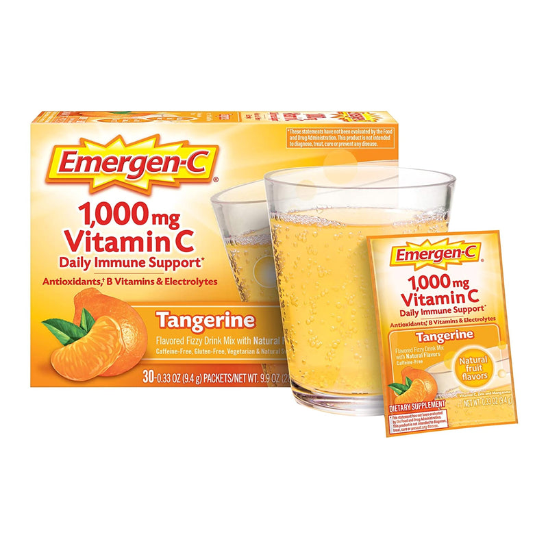 Emergen-C® Tangerine Oral Supplement, 0.3 oz. Packet