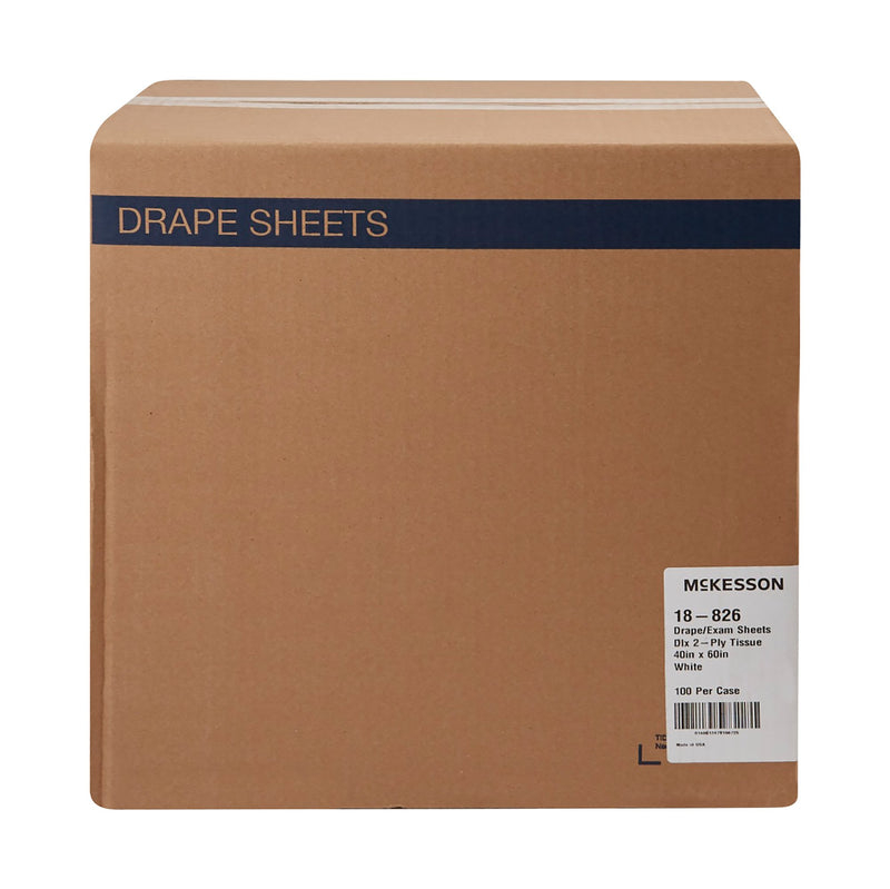 McKesson Nonsterile Physical Exam General Purpose Drape, 40 W x 60 L Inch