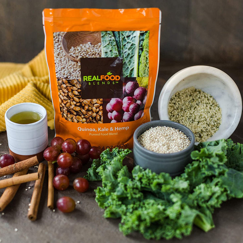 Real Food Blends™ Quinoa, Kale & Hemp Tube Feeding Formula, 9.4 oz. Ready to Use Pouch