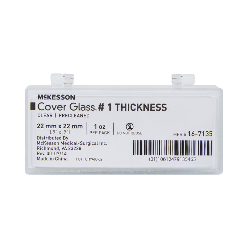 McKesson Cover Glass, 22 x 22 mm