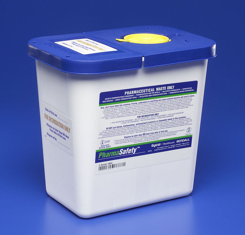 PharmaSafety™ Pharmaceutical Waste Container, 10 H x 10½ W x 7¼ D Inch