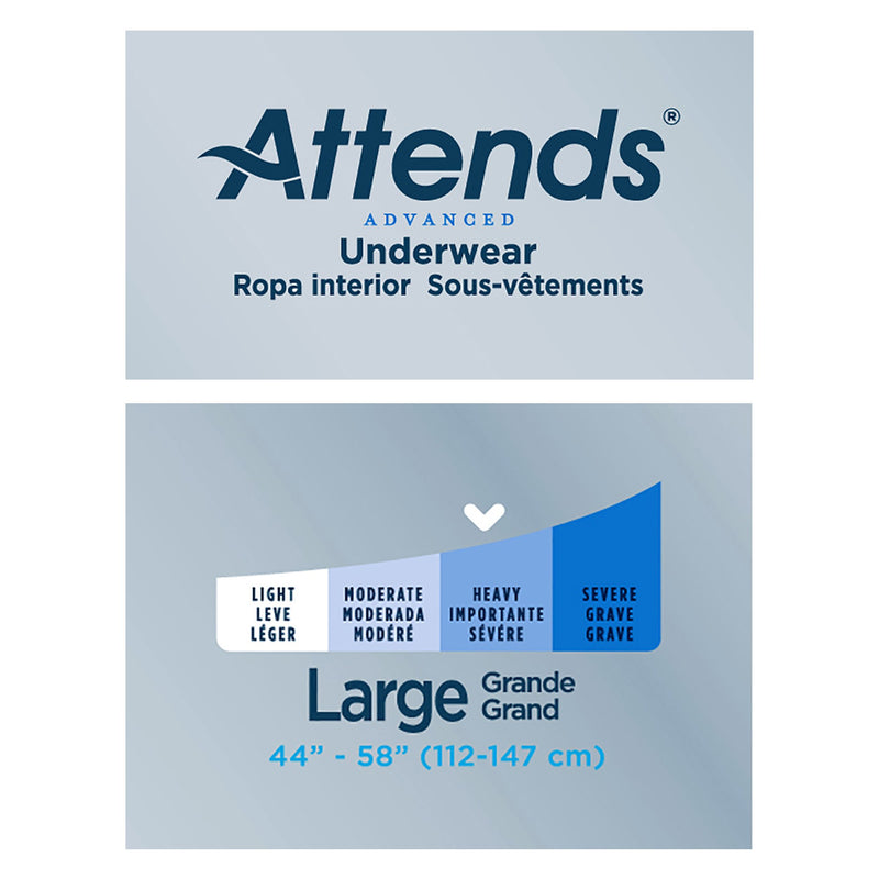 Attends® Advanced Underwear, Large