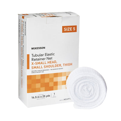 McKesson Tubular Bandage, Small Head, Small Shoulder, Thigh, 14-1/2 inch X 25 yards, Size 5