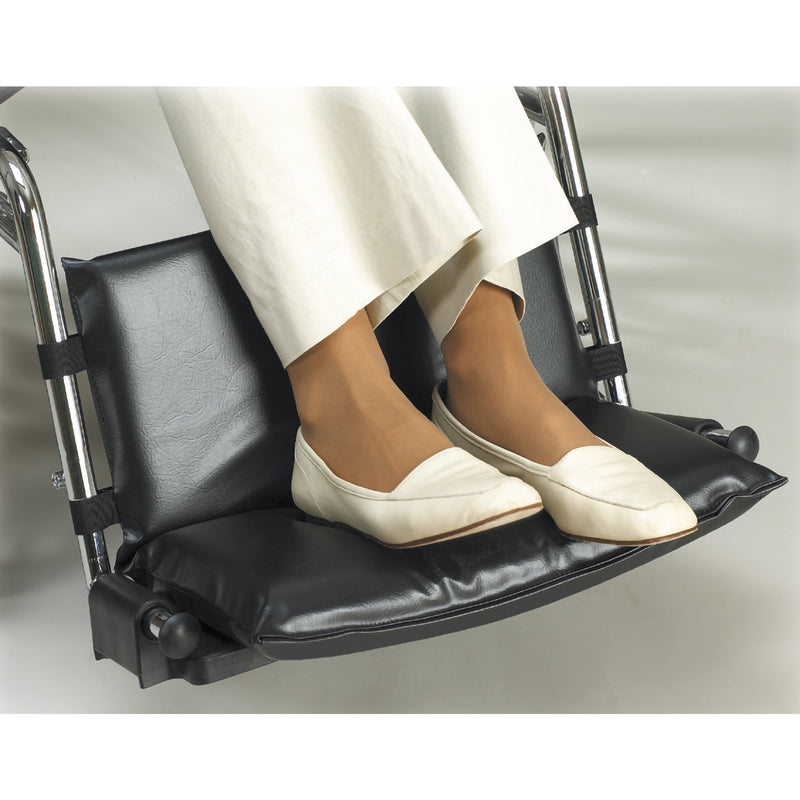 SkiL-Care™ Footrest Extender, For Use With Wheelchairs and Geri-Chairs, 20 - 24 in. L x 1 in. H, Vinyl