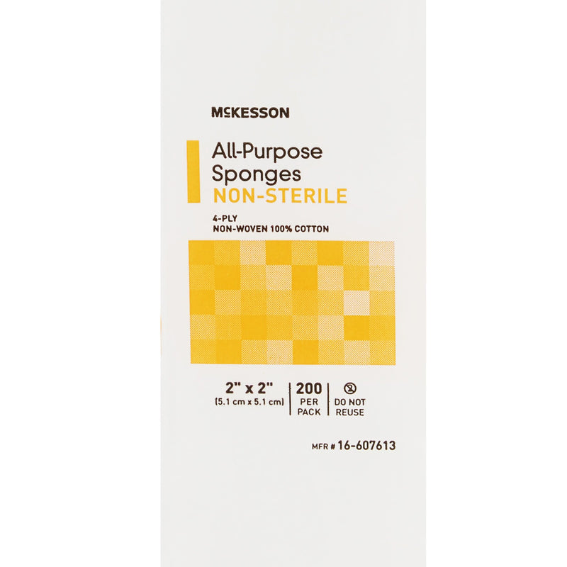 McKesson NonSterile Nonwoven Sponge, 2 x 2 Inch