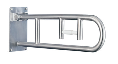 Flip-Up Grab Bar  Peened Stnless Steel w/Integrated TPH