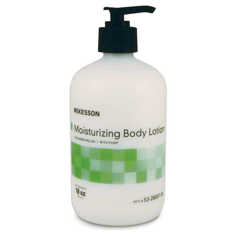 McKesson Cucumber Melon Scent Hand and Body Moisturizer, 18-oz Pump Bottle