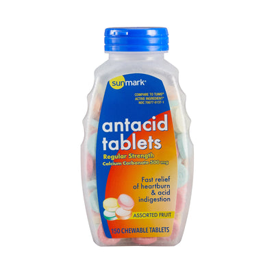 sunmark® Calcium Carbonate Antacid Chewable Tablet