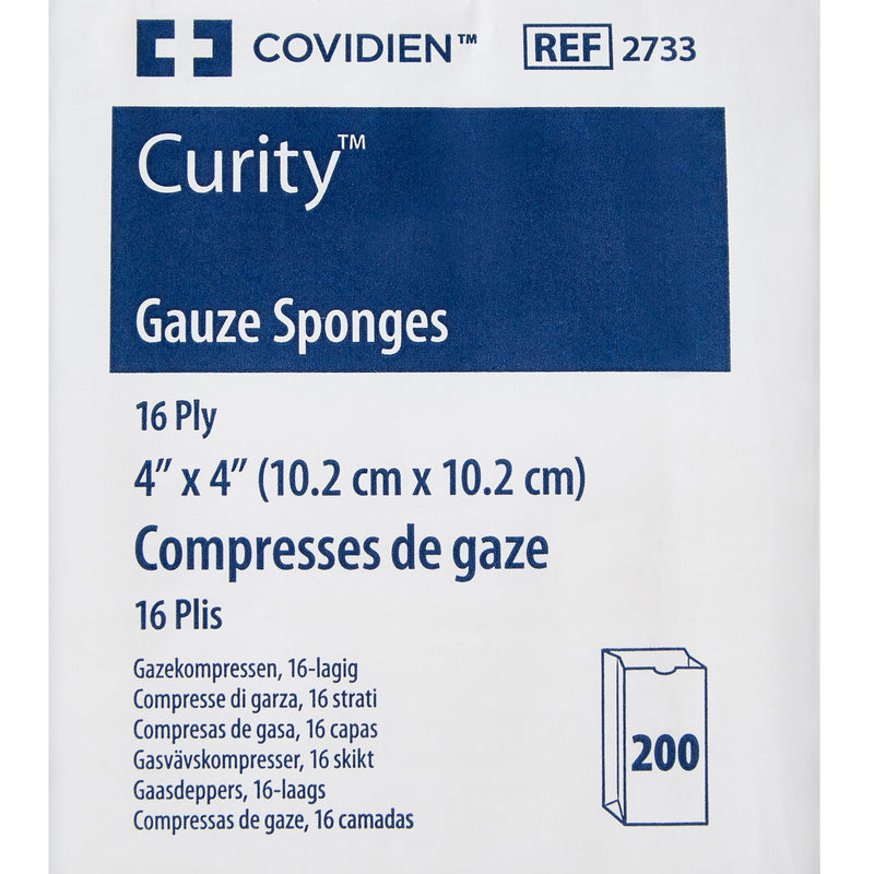Curity™ NonSterile USP Type VII Gauze Sponge, 4 x 4 Inch