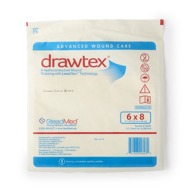 Drawtex® Non-Adherent Dressing, 6 x 8 Inch