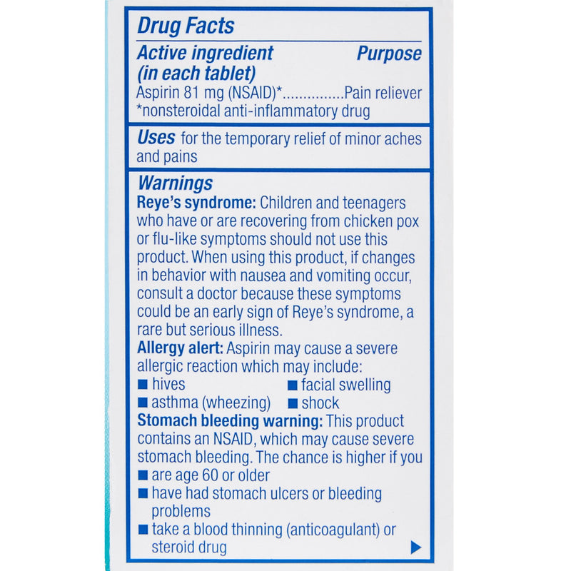 sunmark® Low Dose Aspirin Pain Relief