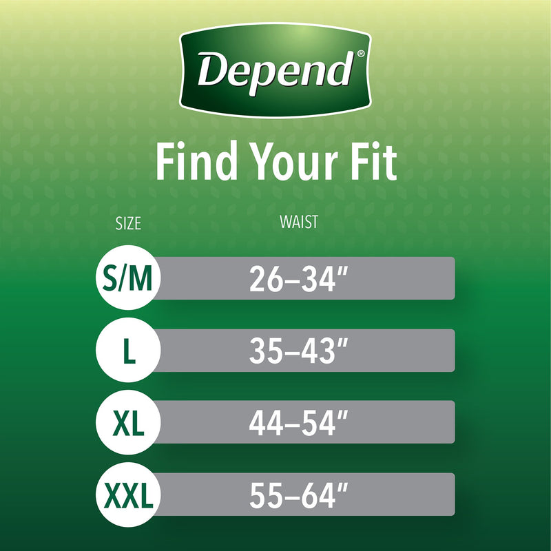 Depend® FIT-FLEX® Absorbent Underwear for Men