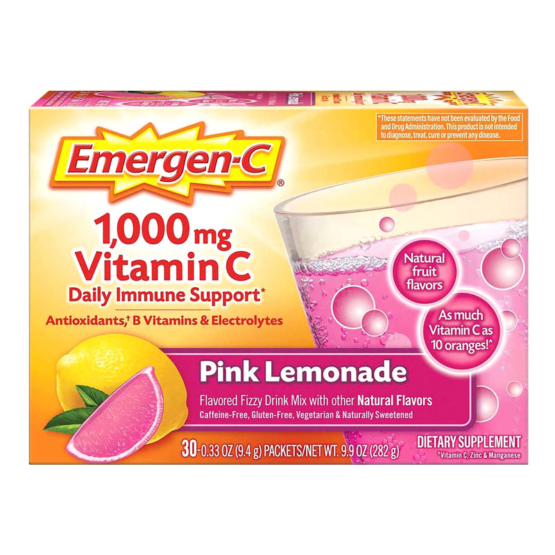 Emergen-C® Pink Lemonade Oral Supplement, 0.3 oz. Packet