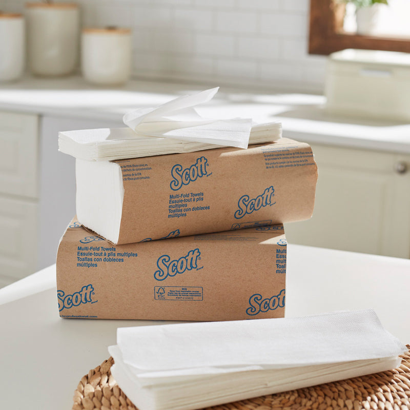 Scott® Essential Paper Towels, Multi-Fold, 9¼ x 9½ Inch