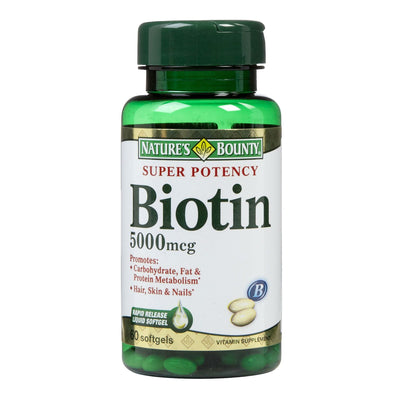 Nature's Bounty® Vitamin B-7 Biotin Supplement