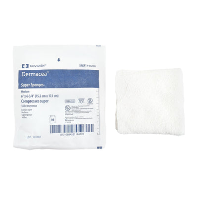 Dermacea™ Sterile USP Type VII Gauze Sponge, 6 x 6-3/4 Inch