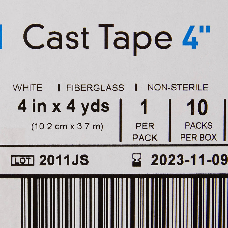 McKesson White Cast Tape, 4 Inch x 4 Yard