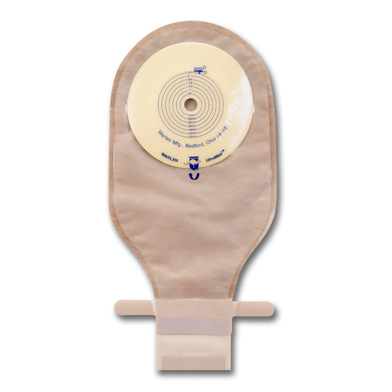 UltraMax™ One-Piece Drainable Transparent Ostomy Pouch, 9 Inch Length, Up to 1¾ Inch Stoma