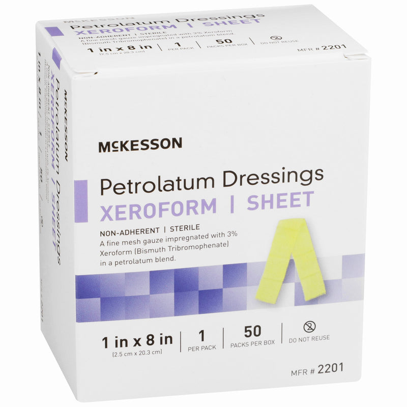 McKesson Xeroform® Petrolatum Dressing, 1 x 8 Inch