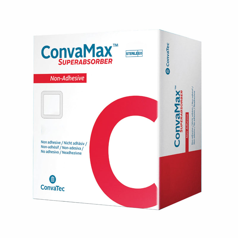 ConvaMax™ Superabsorber Nonadhesive without Border Foam Dressing, 4 x 8 Inch