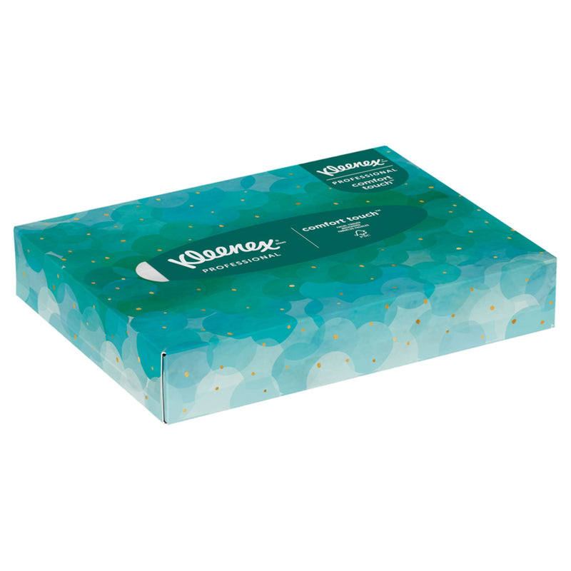 Kleenex Junior Facial Tissue, 2-Ply, Flat Box, White