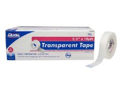 Dukal™ Transparent Medical Tape, 1 Inch x 10 Yard
