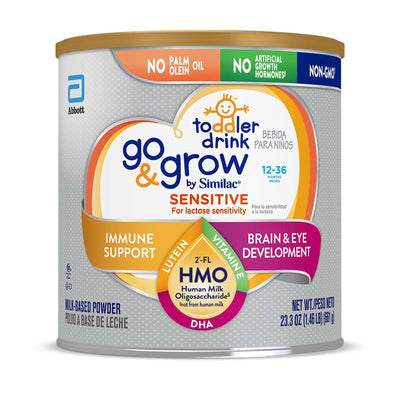 Go & Grow by Similac® Sensitive Non-GMO Toddler Formula, 23.3 oz. Can