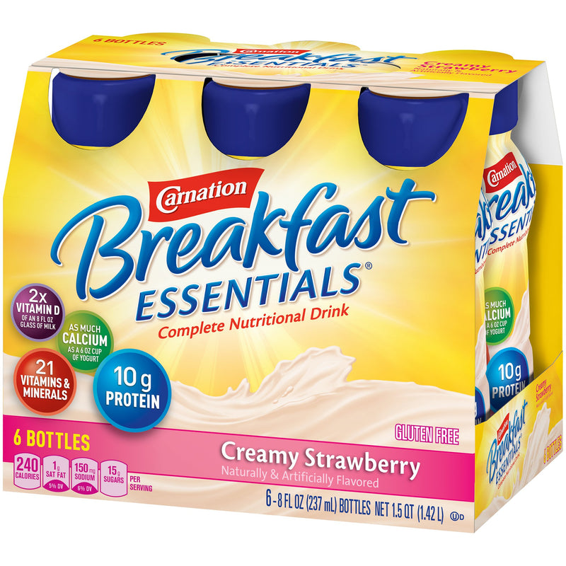 Carnation Breakfast Essentials® Strawberry Oral Supplement, 8 oz. Bottle