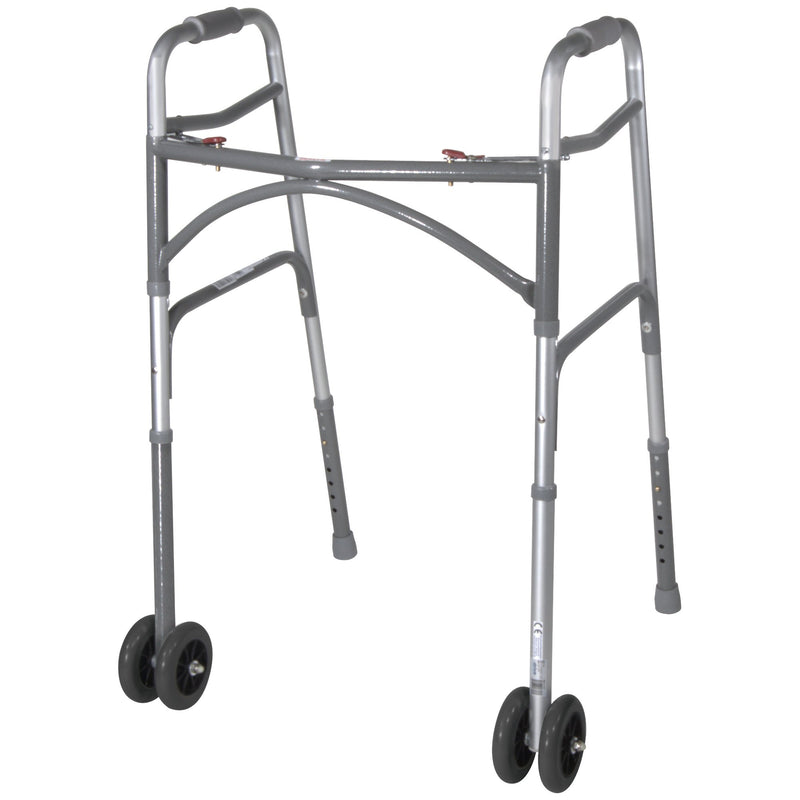 McKesson Steel Bariatric Folding Walker, 32 – 39 Inch Height