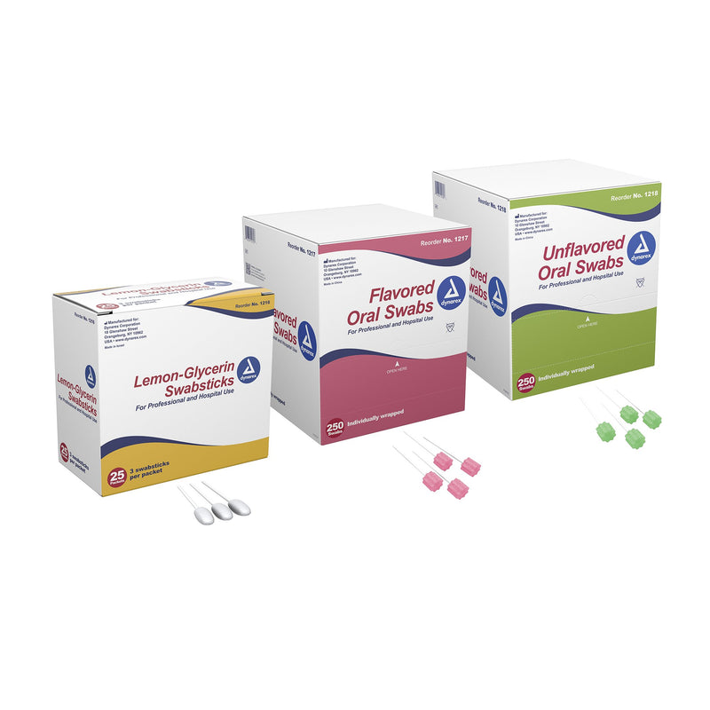 dynarex® Oral Swabsticks with Dentrifice