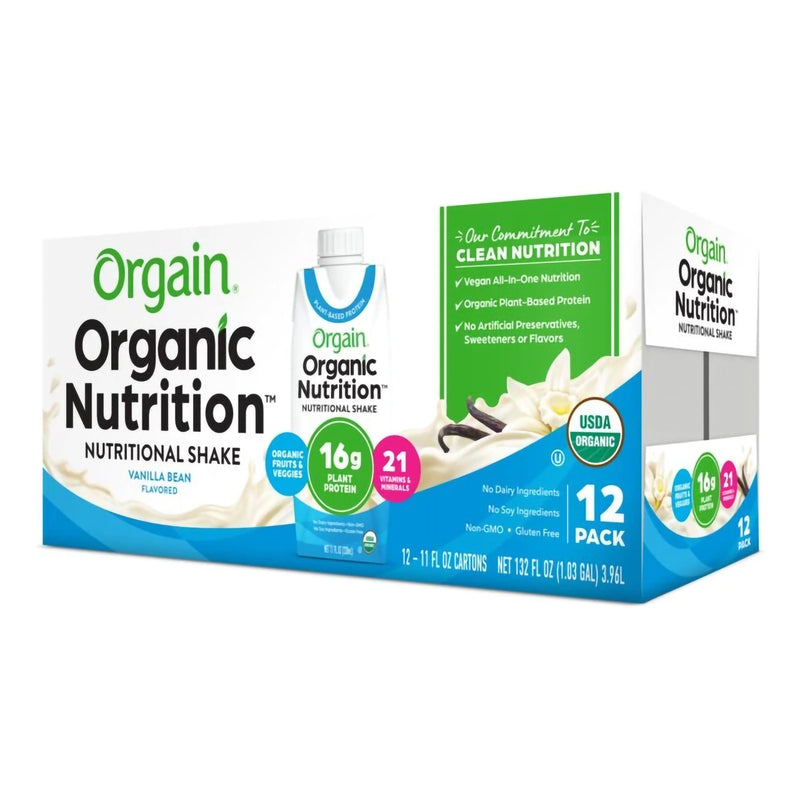 Organic Nutrition™ Vegan Vanilla Oral Protein Supplement, 11 oz. Carton