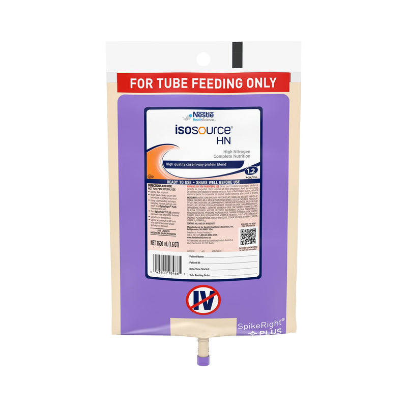 Isosource® HN Tube Feeding Formula, 50.7 oz. Bag