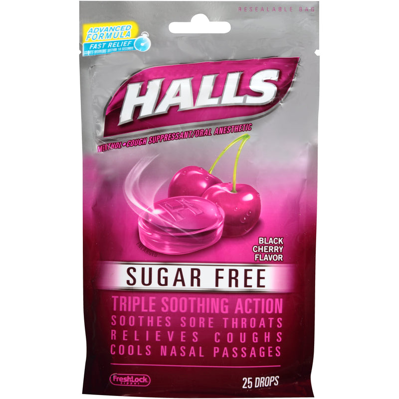 Halls® Sugar-Free Menthol Cold and Cough Relief