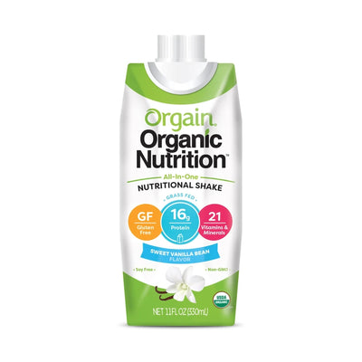 Orgain® Organic Vanilla Oral Supplement, 11 oz. Carton