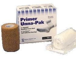Unna-Pak® Primer® Unna Boot and Duban® Self Adherent Bandage, 4 Inch x 10 Yard