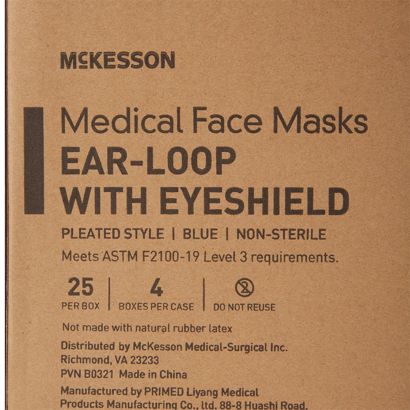 McKesson Procedure Mask with Eye Shield