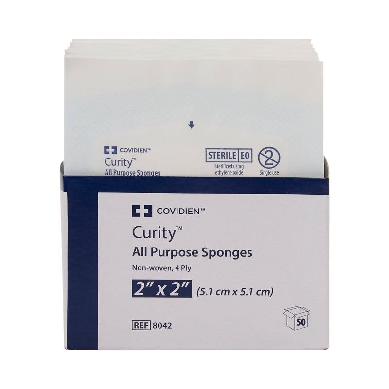 Curity™ Sterile Nonwoven Sponge, 2 x 2 Inch